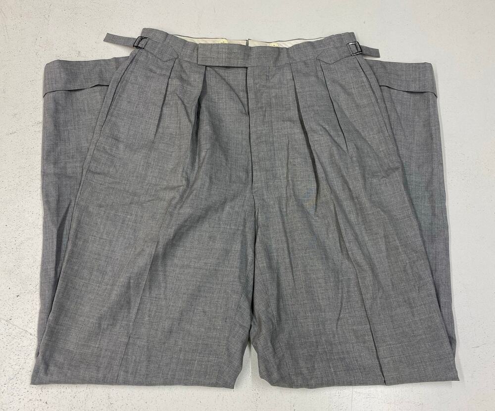 Ralph Lauren Purple Label England pleated cuffed wool dress pants trousers 31x32